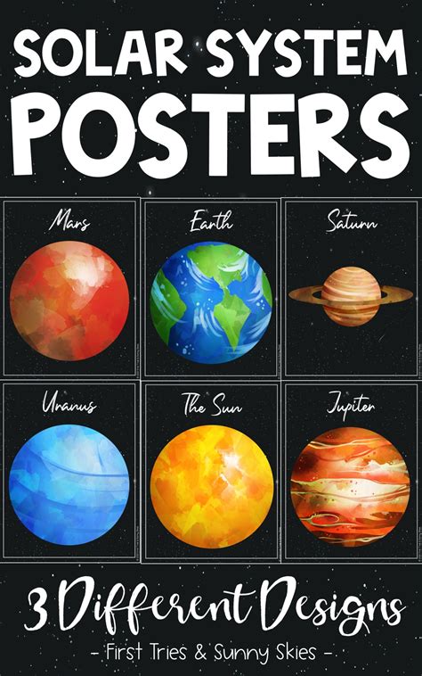 Solar System Poster Printable Free Printable Templates