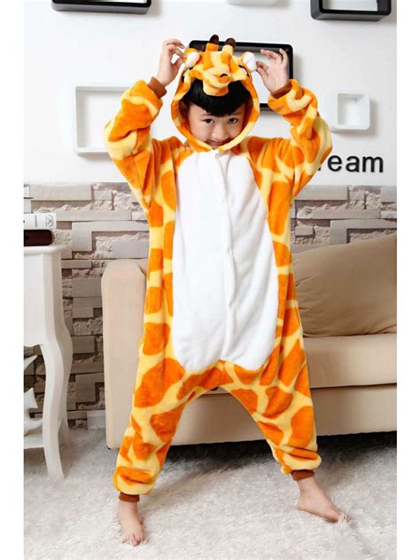 Giraffe Onesie Kigurumi Pajamas Kids For Kids