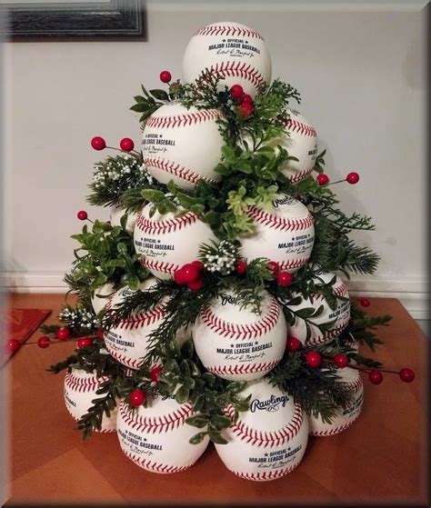 Mlb Baseballs Christmas Tree One Of A Kind Baseball Christmas