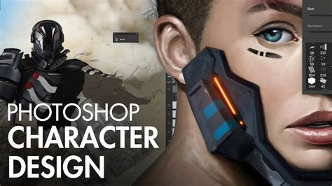 Photoshop Character Design Preview Youtube