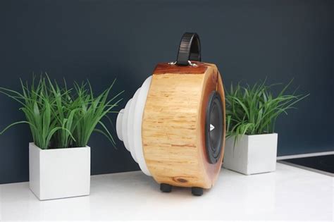 Rockit Logs Wood Log Speaker » Gadget Flow