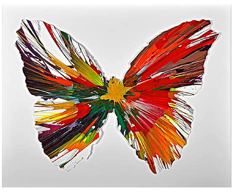 Abstract Butterfly Damien Hirst Butterfly Damien Hirst Paintings Hirst