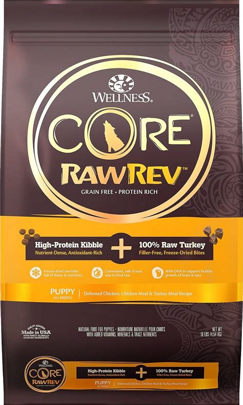 Check spelling or type a new query. Wellness CORE RawRev Natural Grain Free Puppy Original ...