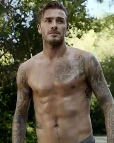 David Beckham Half Naked Naked Male Celebrities