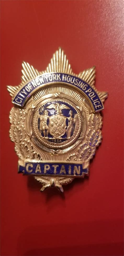 Collectors Badges Auctions New York City Housing Police Captain