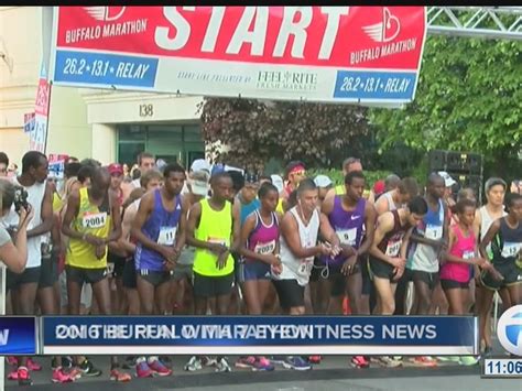 Heat Didnt Stop Runners In Buffalo Marathon