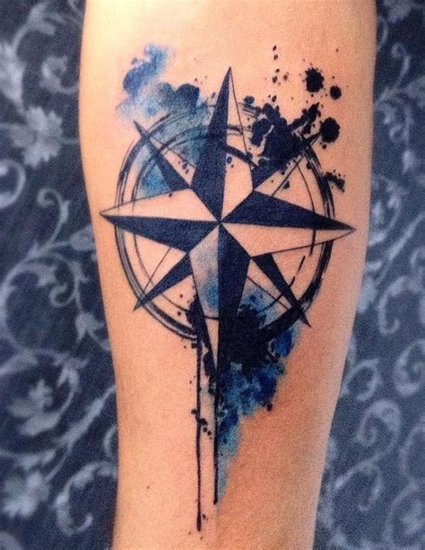 Forearm Compass Tattoo Designs For Guys Foto Kolekcija
