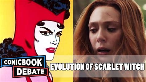 Evolution Of Scarlet Witch In Cartoons Movies And Tv In 7