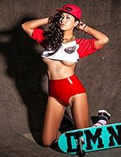 Jeannie Santiago In Skater Babe A Tribute To Playboy