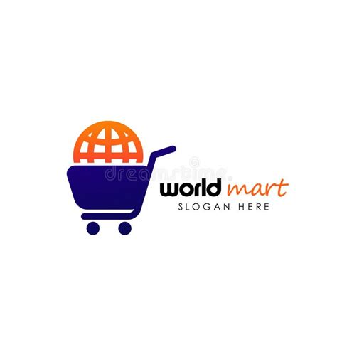 World Shop Logo Design Template World Marketplace Logo Designs Stock