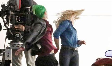 Jared Leto Margot Robbie Kiss And Fight In Suicide Squad Pictures