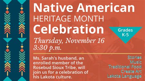 Native American Heritage Month Celebration New Carlisle
