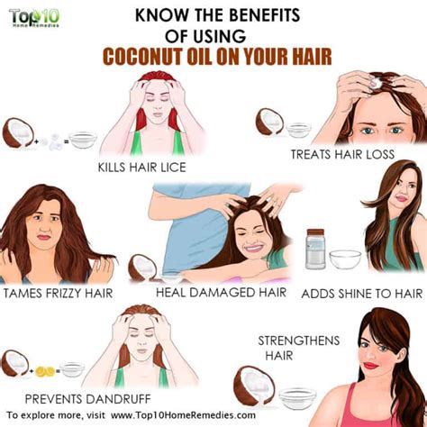 Know The Benefits Of Using Coconut Oil On Your Hair Top 10 Home Remedies