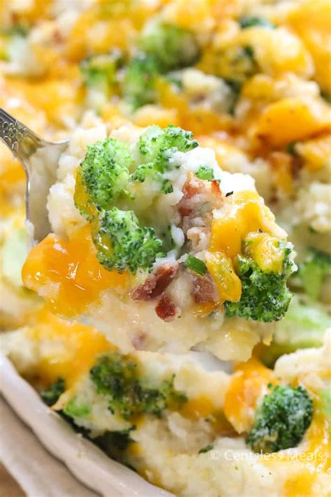Cheesy Broccoli Potato Casserole The Shortcut Kitchen