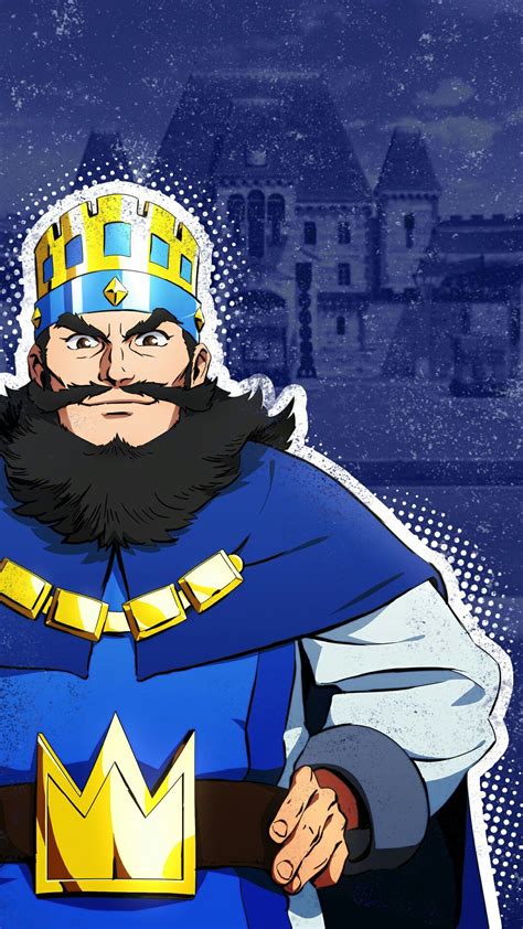 Rei Clash Royale Anime Lc Guedes Desenhos Clash Royale Supercell