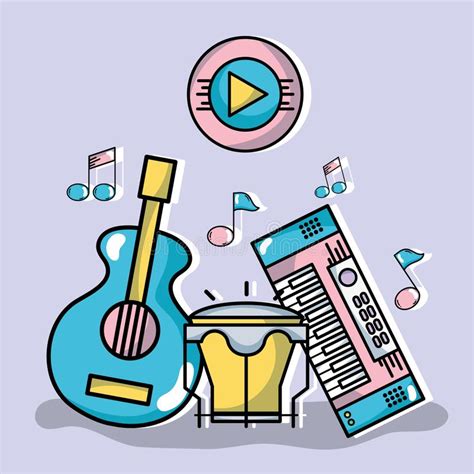So melodies are crucial in all forms of music. Music Elements To Play Harmony Rhythm Stock Vector - Illustration of musician, creativity: 110433129