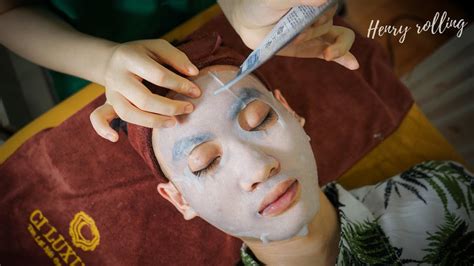 Asmr 11 Vietnam Facial Massage For Men At Lass Spa Youtube