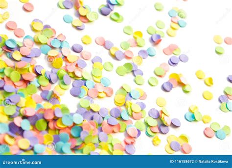 Frame Made Of Colored Confetti Stock Photo Image Of Fashion Beauty