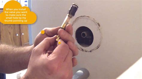 Put a stopper in the drain to catch any stray parts. How to install Moen 1225 & 1225b Shower Cartridge. Similar ...