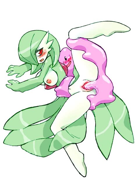 Rule 34 Areola Breasts Ditto Duo Female Gardevoir Green Hair Hair