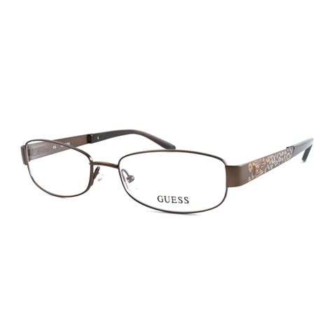 Guess Eyeglasses Womens Gu2392 Brn Brown 53 17 135 Frames Oval
