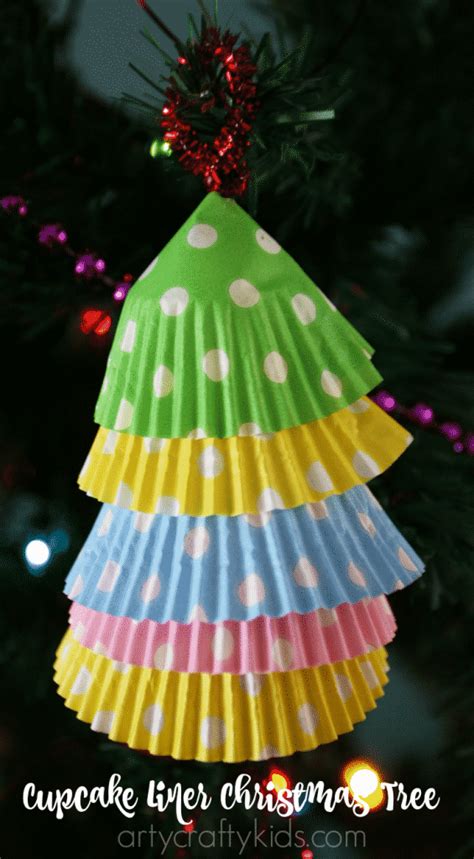Cupcake Liner Christmas Trees
