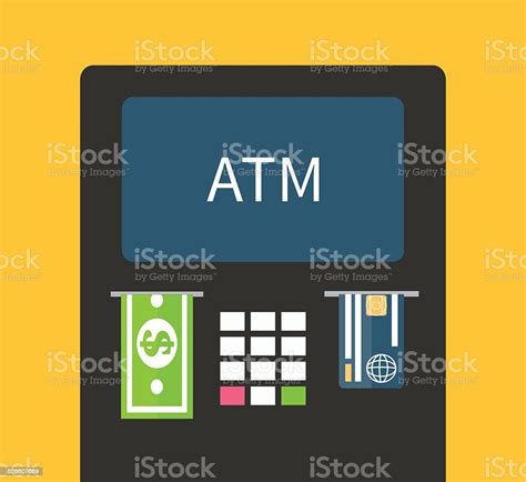 Atm Terminal Banking Stock Illustration Download Image Now