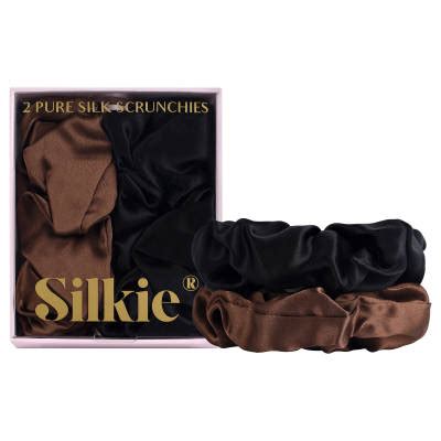 Silkie Cocoa Oversized Scrunchies Pack Of Feelunique
