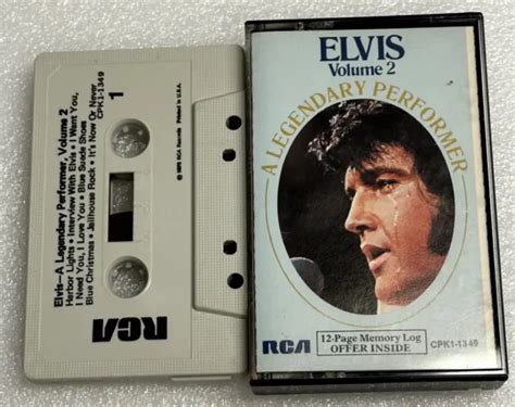 elvis presley a legendary performer vol 2 cassette tape rca 6 99 picclick