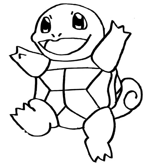 Squirtle Coloring Pages Coloring Pages