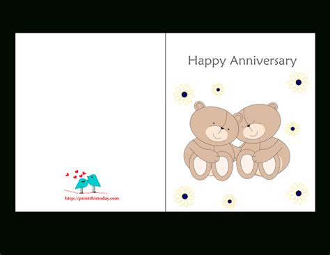 Printable Anniversary Cards Free Online - Calep.midnightpig.co with