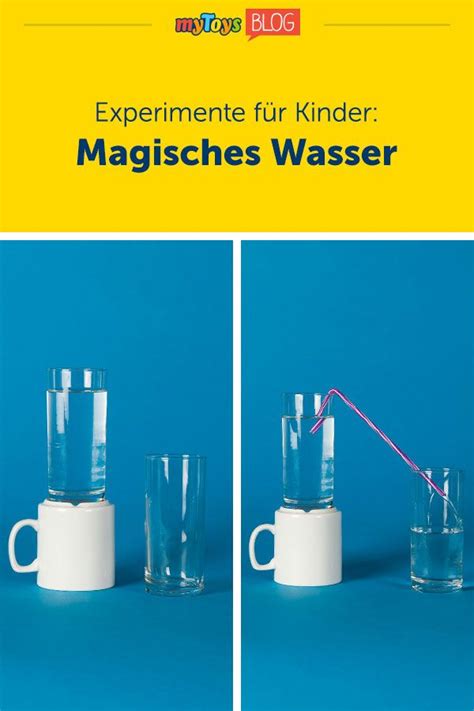 Lernen Mit Spaß Experimente Für Kleine Forscher Magisches Wasser