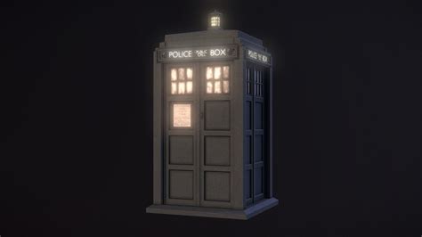 Tardis 10th Doctor Download Free 3d Model By Hineline Cb57711