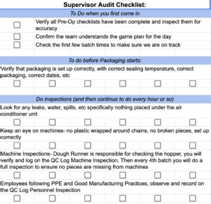 The following checklist will help you establish a foundation for identify technology tools staff use in their daily work and determine whether the resources will be accessible when working from home and. Case Study: The Importance of Lean Supervisor Training - Prosit Consulting