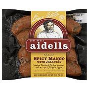 Aidells Spicy Mango With Jalapeno Smoked Chicken And Turkey Sausage Shop Meat At H E B