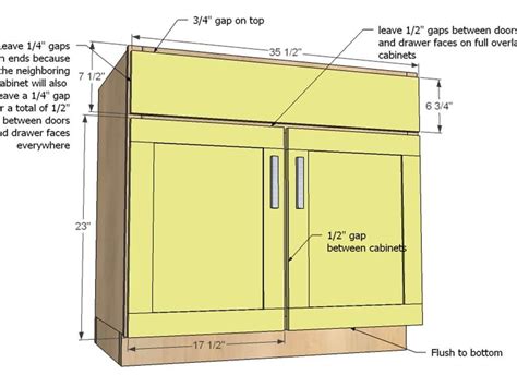 Can be fasten to the side of any standard size cabinet. Kitchen Base Cabinet Plans in 2020 | Building a kitchen ...