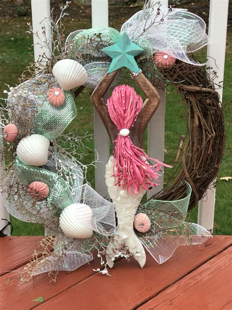 Mermaid Wreath by lilyvictoria on Etsy https://www.etsy.com/listing