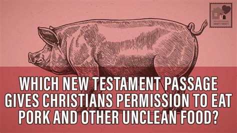 Is It A Sin To Eat Pork New Testament Churchgistscom