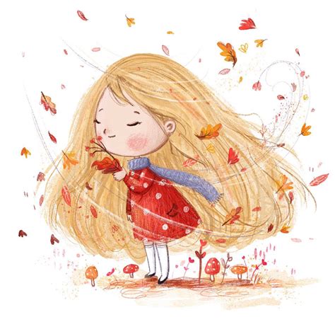Rustling Breeze And The Smell Of Fallen Leaves 🍂🍁 Art And Illustration