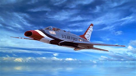 North American F 100d Super Sabre Thunderbirds F 100d Super Sabre