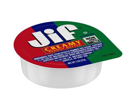 Jif 34 Ounce Peanut Butter Plastic Smucker Away From Home