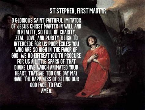 The Feast Of St Stephen First Martyr Of The Church The Southern Cross