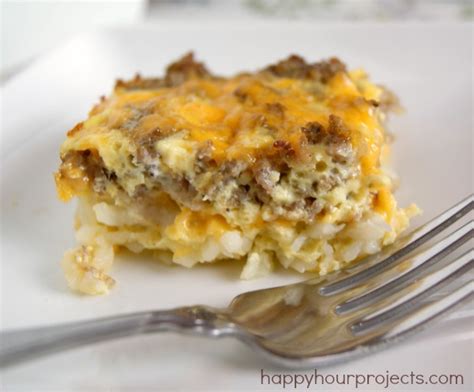 Sausage And Egg Breakfast Casserole Happy Hour Projects