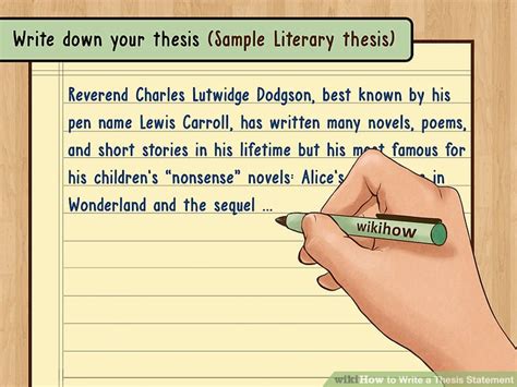 If the examiner gives a claim term a certain meaning, then it is better to use a different term which would not allow the examiner to give that term such a broad interpretation. How to Write a Thesis Statement (with Pictures) - wikiHow