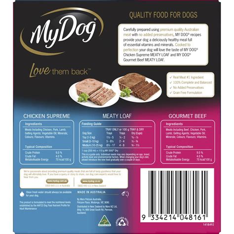 My Dog Adult Wet Dog Food Chicken Supreme And Gourmet Beef Trays 12x100g