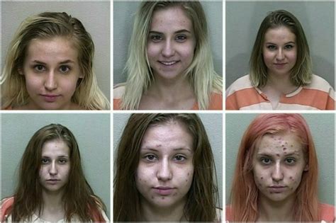 Two Years Of Drug Abuse And Prostitution In Six Mugshots Pics