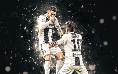Download Wallpapers Dybala And Ronaldo Goal Juve Football Stars