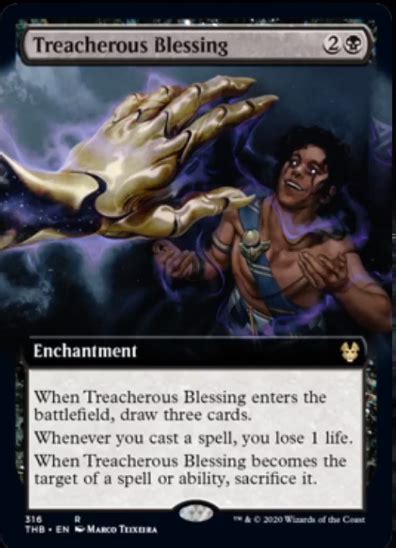Theros beyond death releases on january 24, 2020. MTG: Theros Beyond Death adds powerful black card draw with Treacherous Blessing | Dot Esports