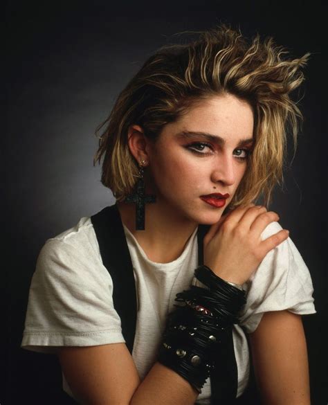 Even the perm gets a modern update. madonna | The 80s and 70s | Pinterest | 80s hairstyles ...