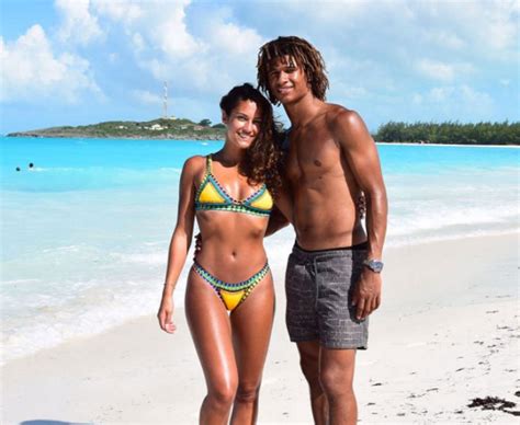 Nathan Ake Poses With Stunning Girlfriend Kaylee Ramman On Beach In Bahamas Daily Star